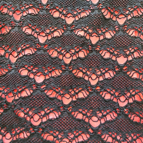 BEBE Pink & Black Lace Mini Dress size S - Picture 4 of 7